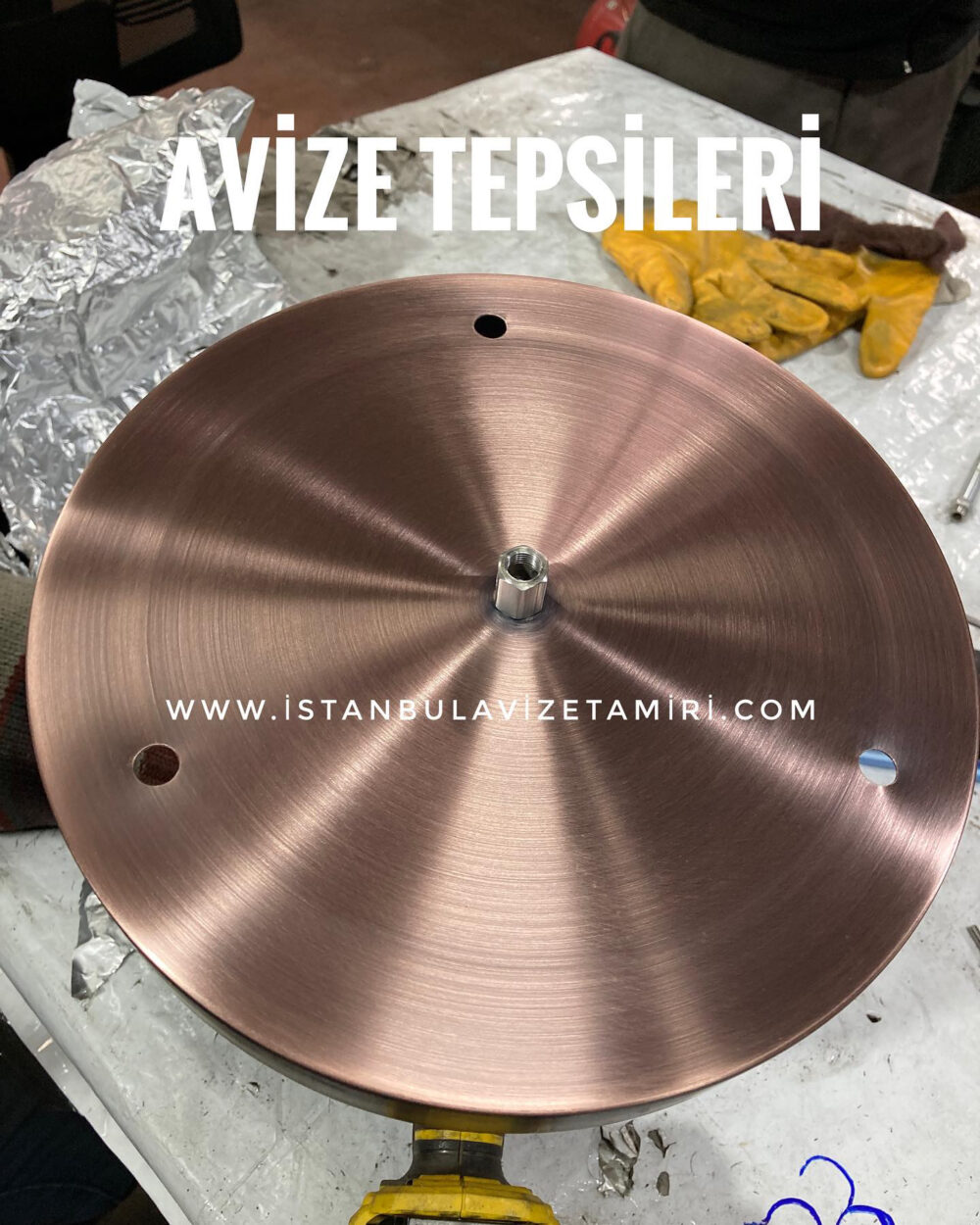 Avize Tepsileri ( BAKIR )