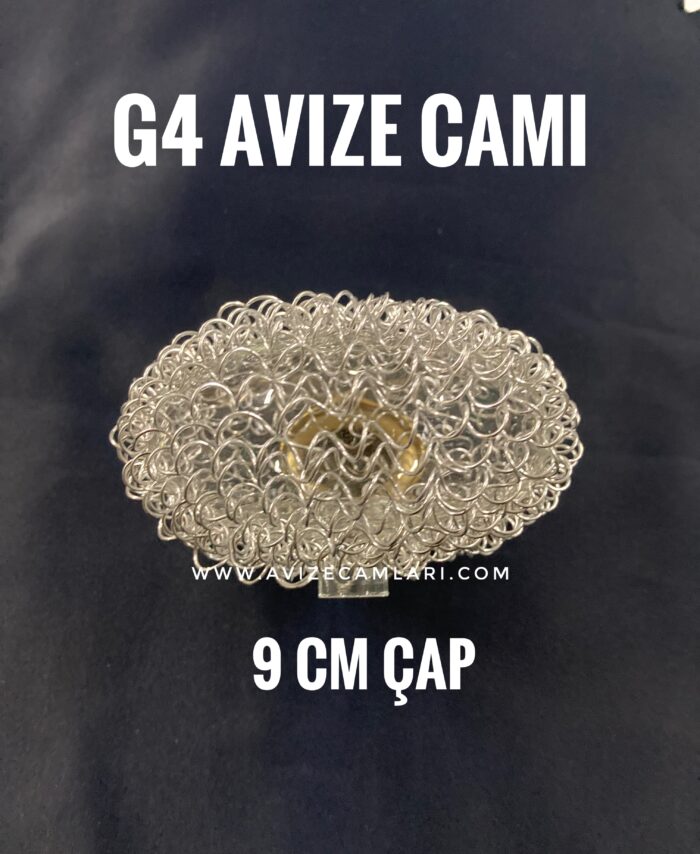 Dıştan Telli G4 Duy Telli Avize Camı ( BASIK )