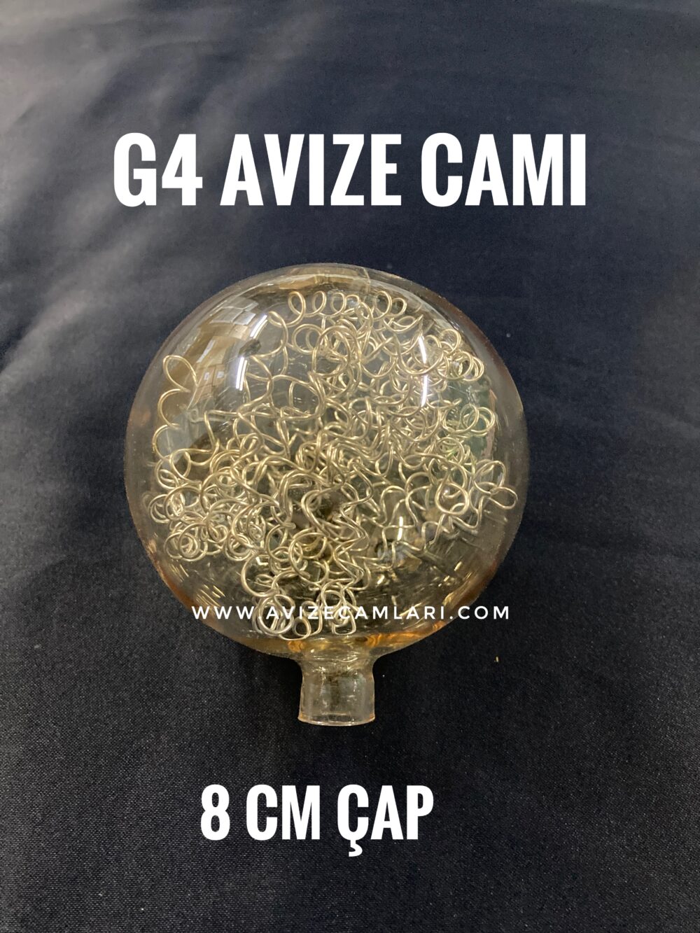 G4 Duy Telli Avize Camı ( Bal )