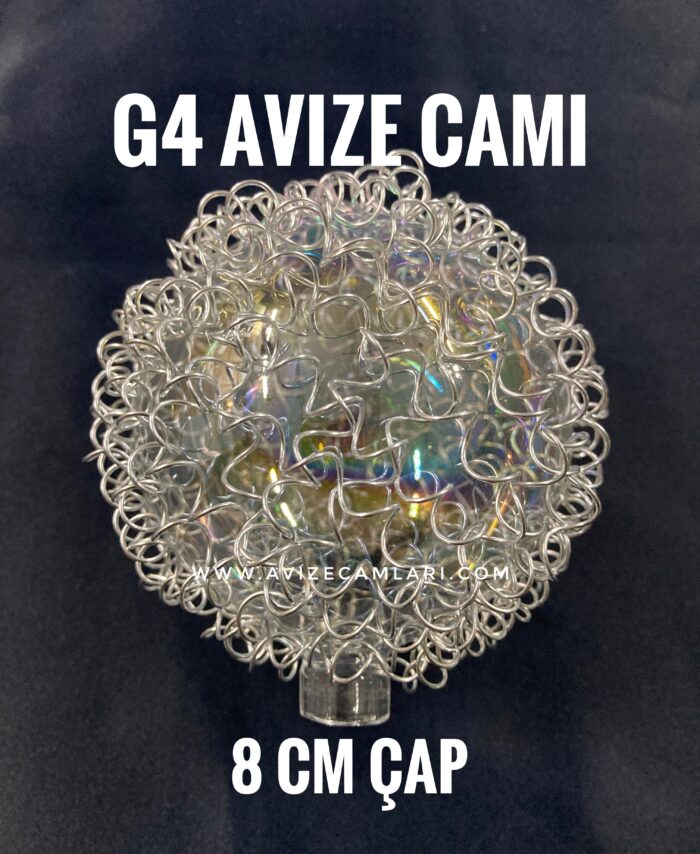 Dıştan Telli G4 Duy Telli Avize Camı ( PARLAK )
