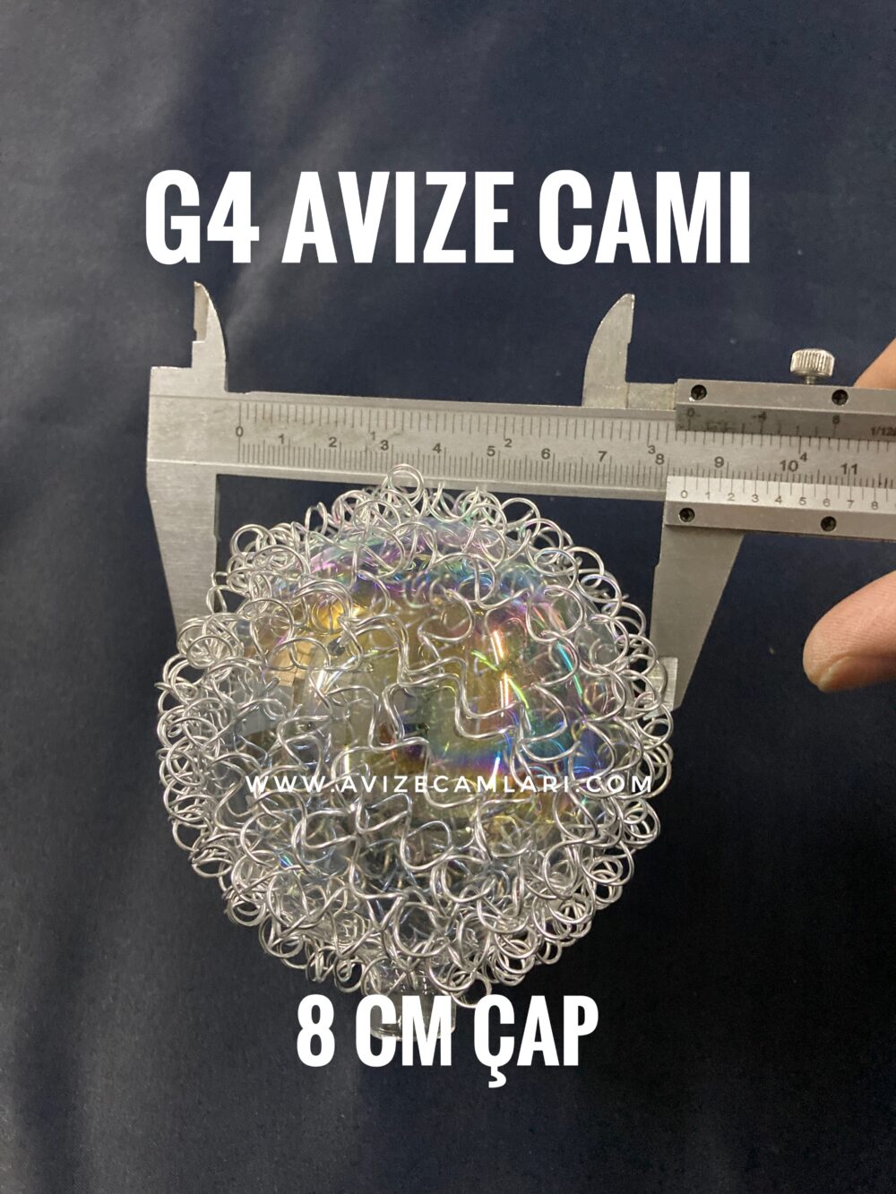 Dıştan Telli G4 Duy Telli Avize Camı ( PARLAK ) - Image 2